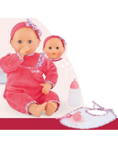 LILA CHERIE 42CM  42 cm. Si elle a un gros chagrin, ses joues rougi...