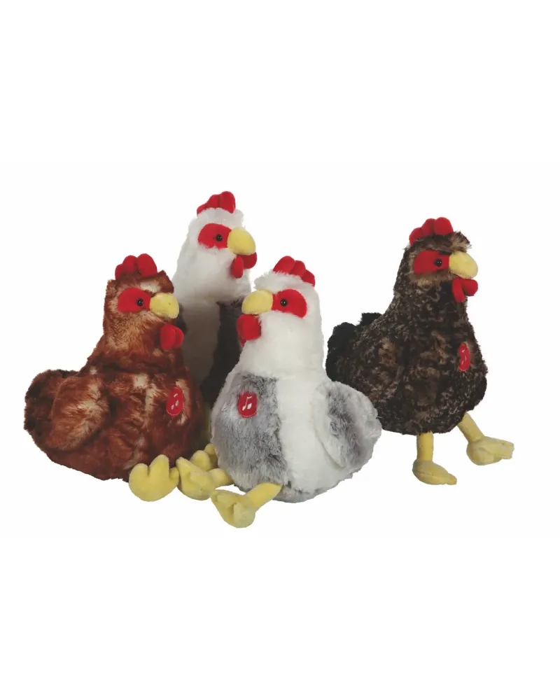 POULE/COQ SONORE 22CM  22 cm. GPS054419  Âge Minimum: 0A -Âge Maxim...