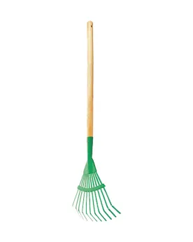 SET 4 GRANDS OUTILS JARDIN BOIS/ACIER  1 pelle, 1 râteau, 1 binette...