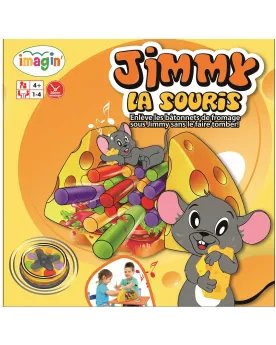 JIMMY LA SOURIS  Enlève les bâtonnets de fromage sous Jimmy sans le...