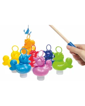 BOITE 4 CANARDS + 1 CANNE  4 canards et 1 canne à pêche. LEY4609  Â...