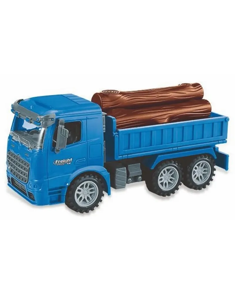 CAMION CHARGEUR BOIS 1/14 FRICTION 27CM  27 cm. A friction. Plusieu...