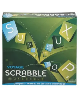 JEUX DE VOYAGE SCRABBLE   MAT52348 MATTEL Âge Minimum: 10A -Âge Max...