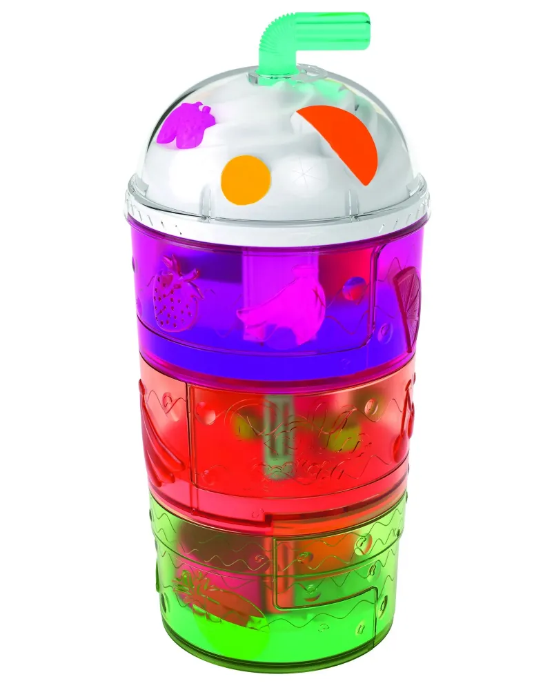 POLLY POCKET SPIN/REVEAL Ouvre le cornet de glace ou le smoothie et...