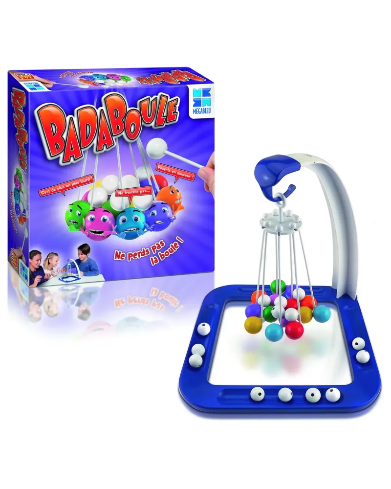 BADABOULE  Place tes 5 boules blanches sur les boules de couleurs. ...
