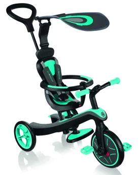 TRIKE EXPLORER TRICYCLE 4EN1 TURQUOISE Tout-en-un , d'abord tricycl...