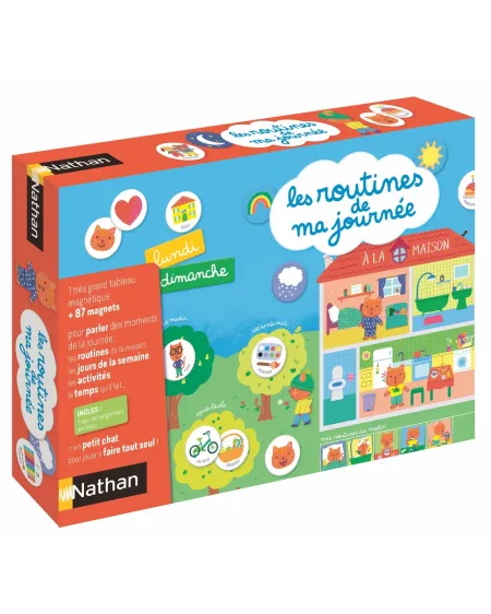 LES ROUTINES DE MA JOURNEE Chaque jour, l'enfant pose sur le tablea...