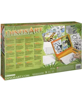 DINOS ART TABLETTE LUMINEUSE DE DESSIN  Dessine puis colorie des ch...