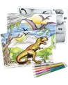 DINOS ART TABLETTE LUMINEUSE DE DESSIN  Dessine puis colorie des ch...