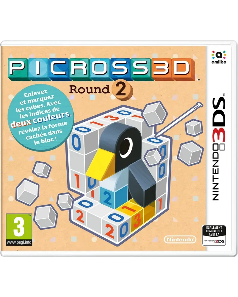 3DS PICROSS 3D ROUND 2 FR   NDS2235547 NINTENDO DS Âge Minimum: 7A ...