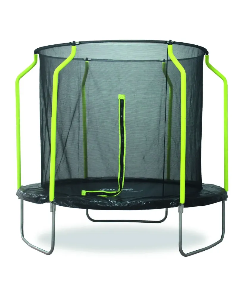 TRAMPOLINE 240CM+ENCLOS Design contemporain. La forme des pieds gar...