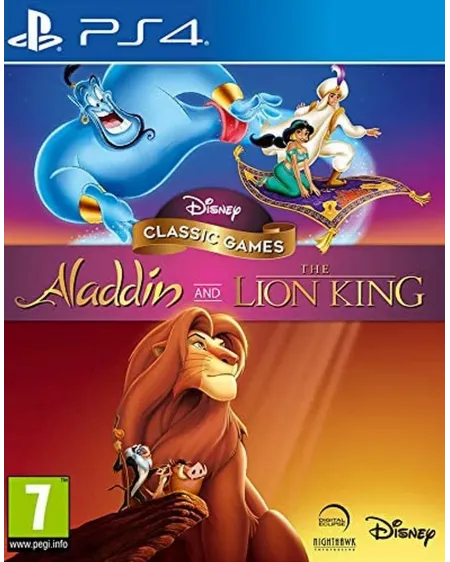 PL4 DISNEY CLASSIC GAMES COLLECTION  Aladdin et Le Roi Lion.    PS4...