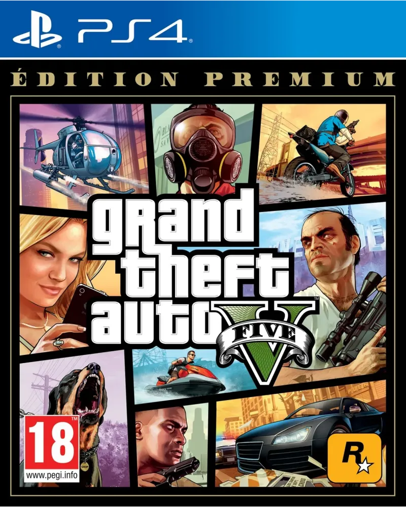 PL4 GTA V PREMIUM EDITION   PS4542430 PLAYSTATION 4 Âge Minimum: 18...