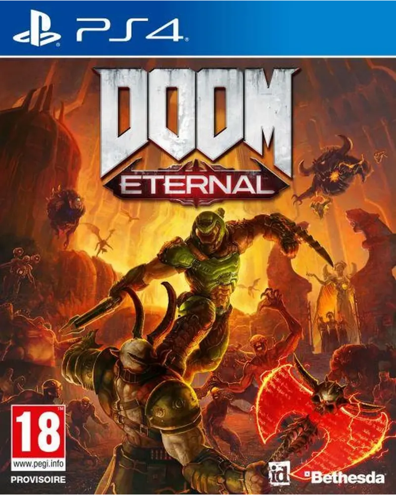 PL4 DOOM ETERNAL   PS4642267 PLAYSTATION 4 Âge Minimum: 18A -Âge Ma...