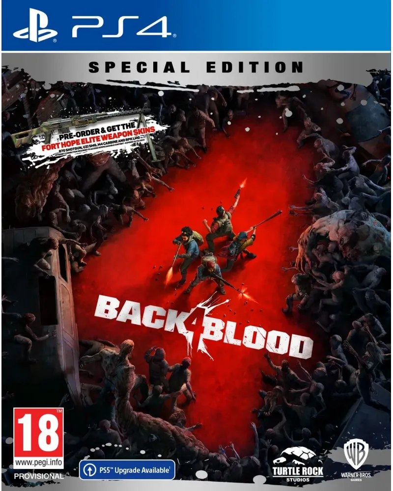 PL4 BACK 4 BLOOD SPECIAL ED   PS4825674 PLAYSTATION 4 Âge Minimum: ...