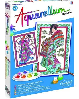 AQUARELLUM BLACK LINE ESTAMPES JAPONAISE  Avec cette version d'Aqua...