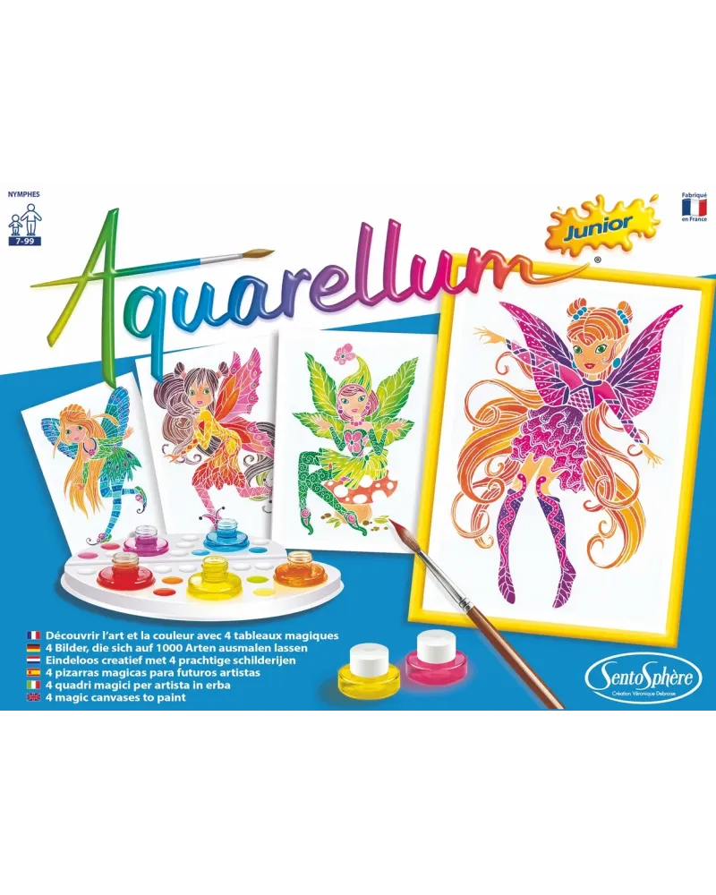 AQUARELLUM JUNIOR NYMPHES  La célèbre technique créative adaptée au...