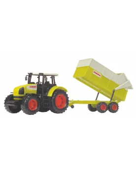 TRACTEUR CLAAS + REMORQUE BASCULANTE   SMB3475507 SIMBA Âge Minimum...