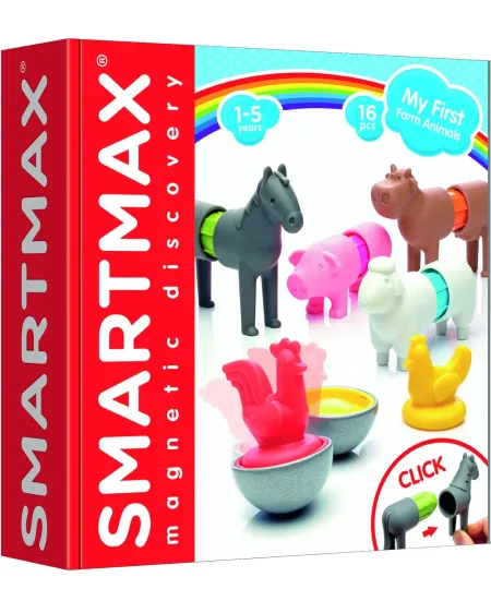 SMARTMAX ANIMAUX DE LA FERME  Des animaux à construire à l'aide des...