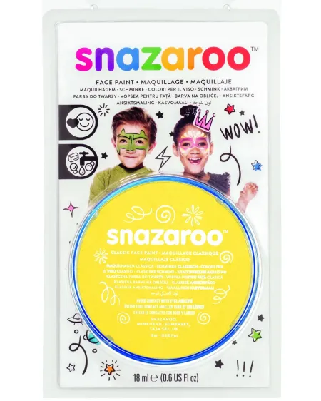 GALET DE GRIMAGE 18ML JAUNE   SNA1119222 SNAZAROO Âge Minimum: 3A -...