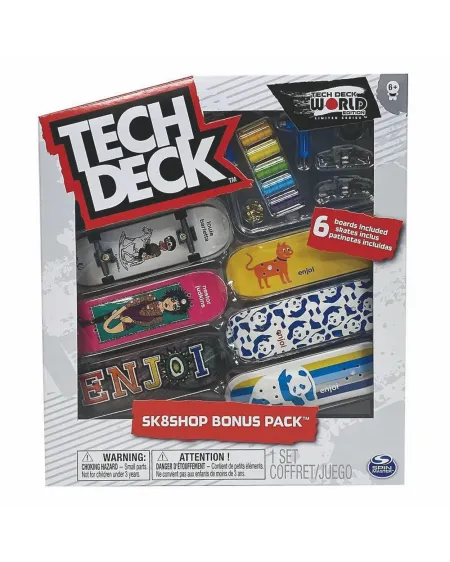 TECH DECK PACK 6 SKATES  L'incontournable atelier pour monter et pe...