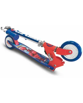SCOOTER ALU SPIDERMAN  Pliable. Roues 120 mm. Existe en Stitch et R...