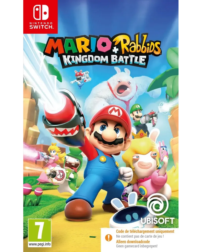 SWITCH MARIO+RABBIDS KINGDOM BATTLE Code de téléchargement.    SWT6...