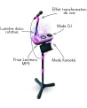KIDI SUPERSTAR DJ STUDIO Micro interactif 9 en 1 avec table de mixa...
