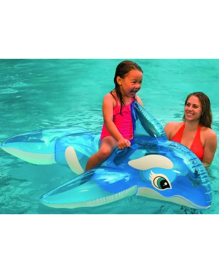 BALEINE 168CM GONFLABLE  163 x 76 cm. Avec poignées. WET58523 INTEX...