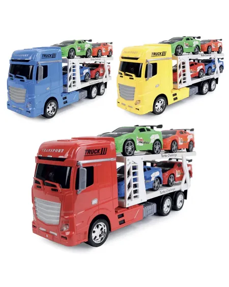 CAMION 44 CM TRANSPORT 4 VOITURES  44 cm. Au choix. MGM097279 MGM Â...