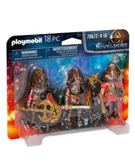 3 COMBATTANTS BURNHAM RAIDERS   PMB70672 PLAYMOBIL Pays d'origine: ...