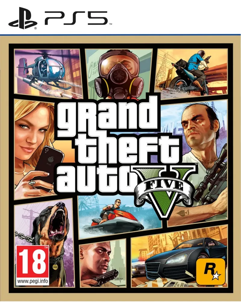 PS5 GRAND THEFT AUTO V   PS5543190 PLAYSTATION 5 Âge Minimum: 18A -...