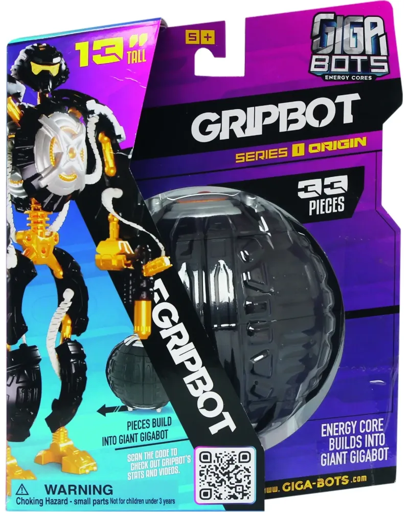 GIGA BOTS ENERGY CORE GRIPBOT  33 pièces à assembler pour construir...