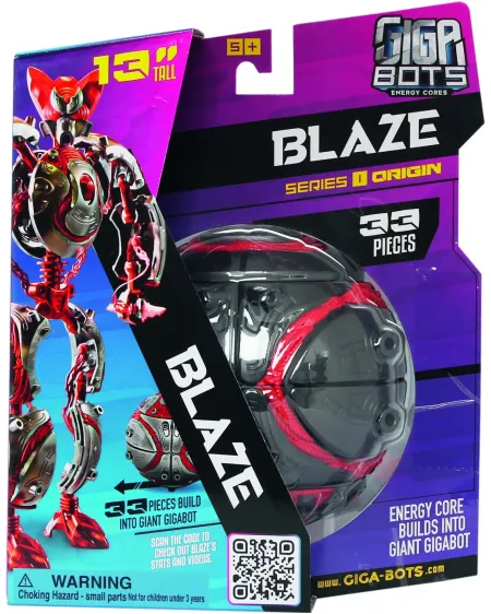 GIGA BOTS ENERGY CORE BLAZE  33 pièces à assembler pour construire ...