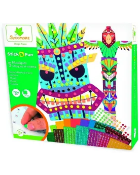 STICK AND FUN GM MOSAIQUES MASQUES ET TO  1500 pièces pour réaliser...