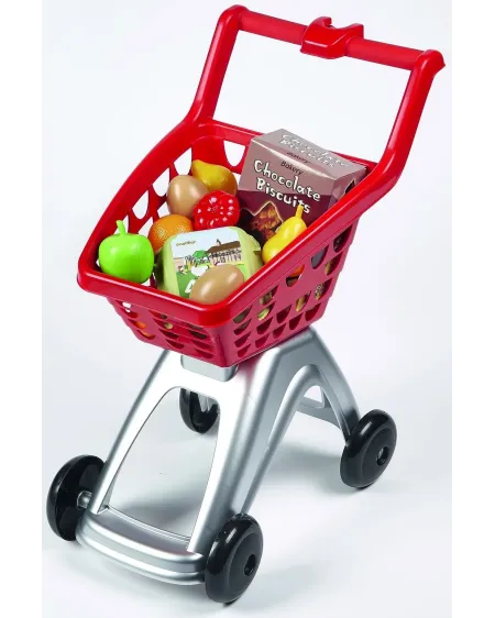 CHARIOT SUPERMARCHE GARNI   ECF1208 ECOIFFIER Âge Minimum: 3A -Âge ...