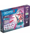 GEOMAG GLITTER 60 PCES  60 pièces et 3 boîtes de rangement pour des...