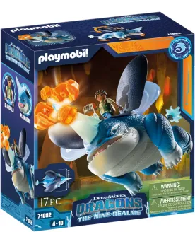 DRAGONS:THE NINE REALMS-PLOWHORN&DANGELO   PMB71082 PLAYMOBIL Âge M...