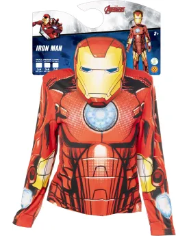 COST GREEN COLL IRON MAN 7/8 ANS  Combinaison en jersey + masque Ta...
