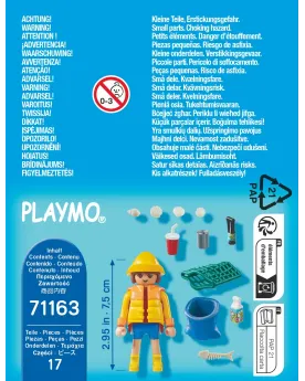 BENEVOLE RAMASSAGE DE DECHET  GAMME SPECIAL PLUS PMB71163 PLAYMOBIL...