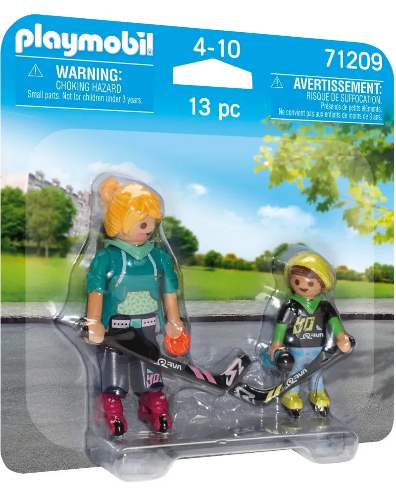 JOUEURS DE ROLLER HOCKEY   PMB71209 PLAYMOBIL Âge Minimum: 4A -Âge ...