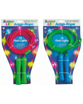 CORDE A SAUTER LUMINEUSE  Réglable. Maximum 210 cm. ALD60345  Âge M...