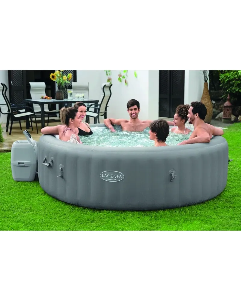 SPA GRENADA 236X71 6/8 PERSONNES  236 x 71 H cm. Pompe 1325 L/H, bâ...