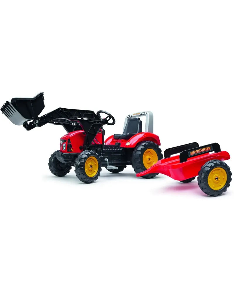 TRACTOPELLE SUPERCHARGER REMORQUE  Pelle frontale articulée. FLK202...