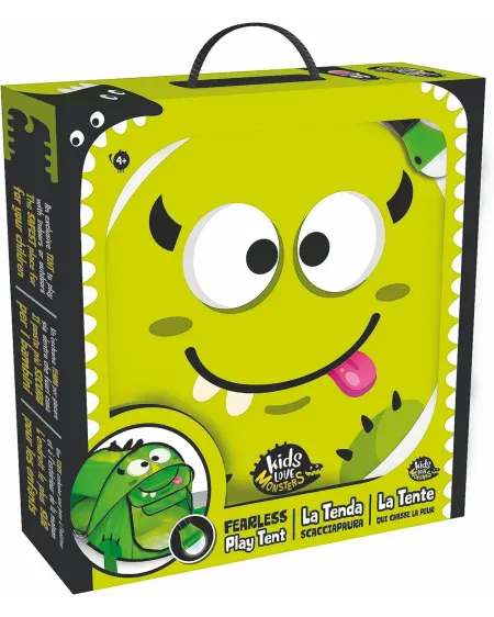TENTE POP UP MONSTRES 2 ENFANTS + LAMPE  1 sac de transport et 1 la...