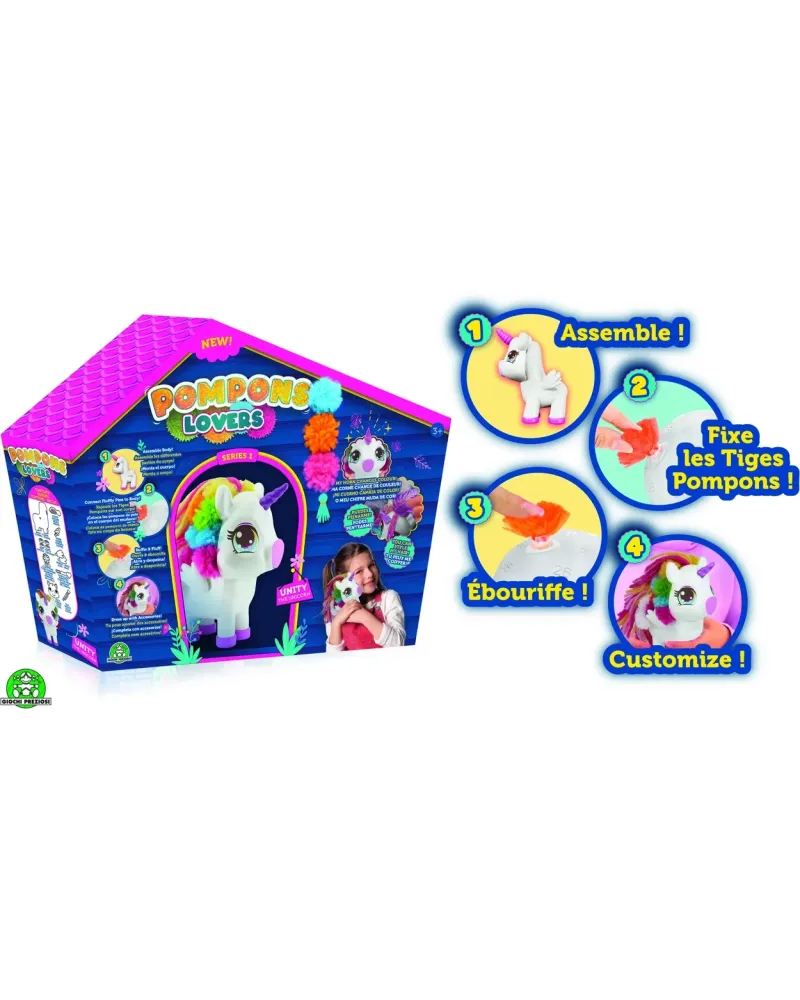 POMPONS LOVERS  Crée tes peluches ! Assemble les parties du corps, ...