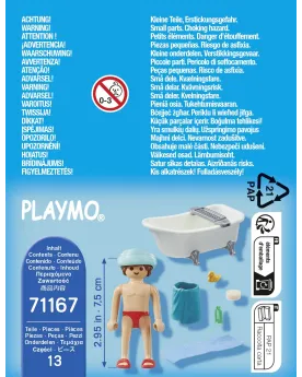 HOMME ET BAIGNOIRE  GAMME SPECIAL PLUS PMB71167 PLAYMOBIL Âge Minim...
