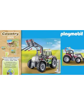 GRAND TRACTEUR ELECTRIQUE   PMB71305 PLAYMOBIL Coup de coeur: Oui -...
