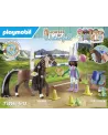 ZOE ET BLAZE AVEC PARCOURS D'OBSTACLES   PMB71355 PLAYMOBIL Âge Min...