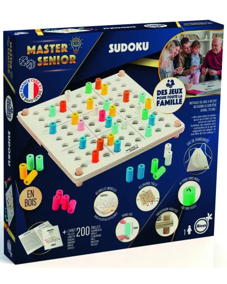 MASTER SENIOR SUDOKU  Adapté aux seniors : pièces de grande taille ...
